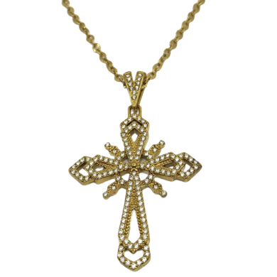 COLLAR ZO15893N DORADO ACERO INOXIDABLE 2D32