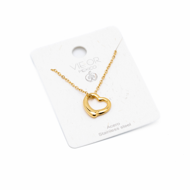COLLAR ZO13320N DORADO Acero Inoxidable E11