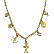 COLLAR ZO15929N DORADO ACERO INOXIDABLE 2D25