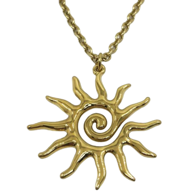 COLLAR ZO15936N DORADO ACERO INOXIDABLE 2D32