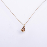 COLLAR ZO8370N DORADO BEIG ACERO INOXIDABLE E12