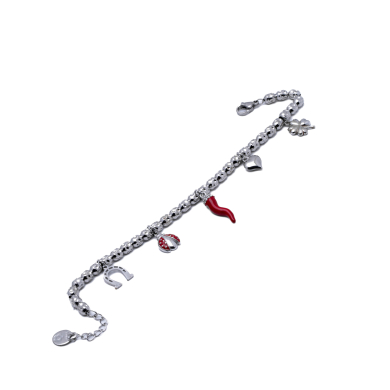 PULSERA ZO12827B Plateado Acero Inoxidable -2C43