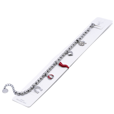 PULSERA ZO12827B Plateado Acero Inoxidable -2C43