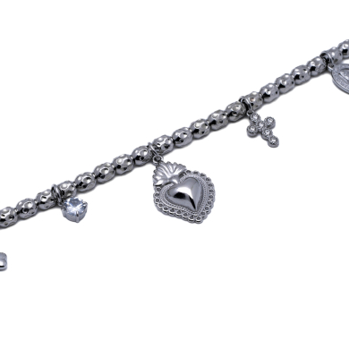 PULSERA ZO12828B Plateado Acero Inoxidable -2C44