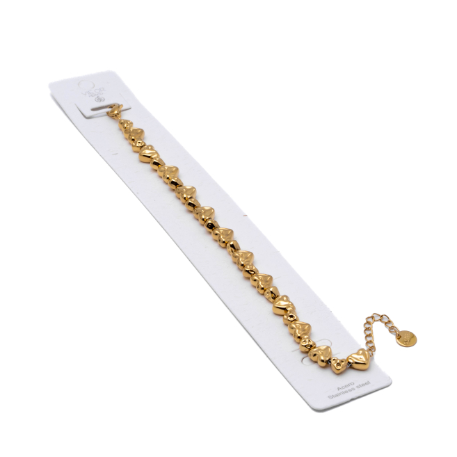 PULSERA ZO15925B DORADO ACERO INOXIDABLE