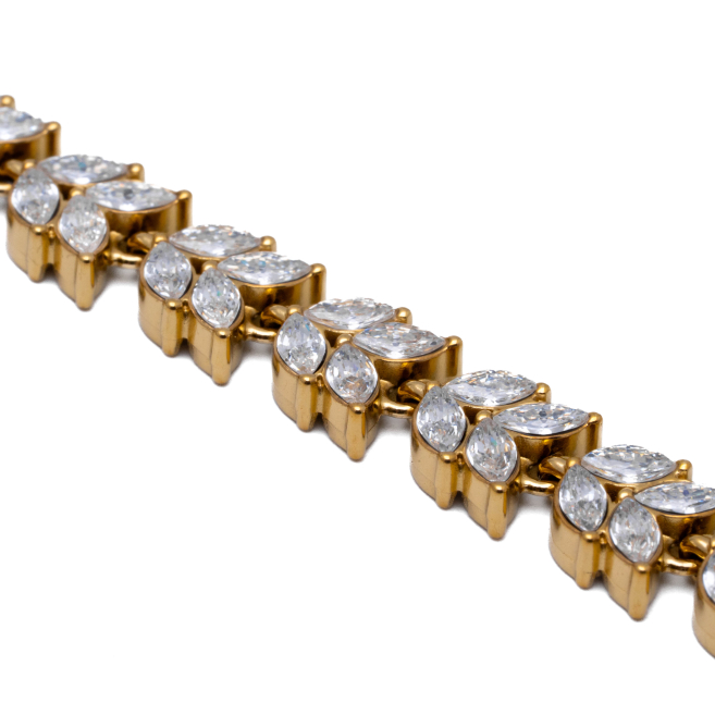 PULSERA ZO15941B DORADO ACERO INOXIDABLE