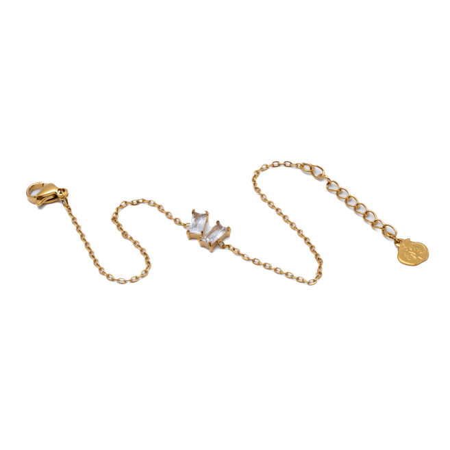 PULSERA ZO13312B DORADO ACERO INOXIDABLE