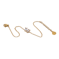 PULSERA ZO13312B DORADO ACERO INOXIDABLE