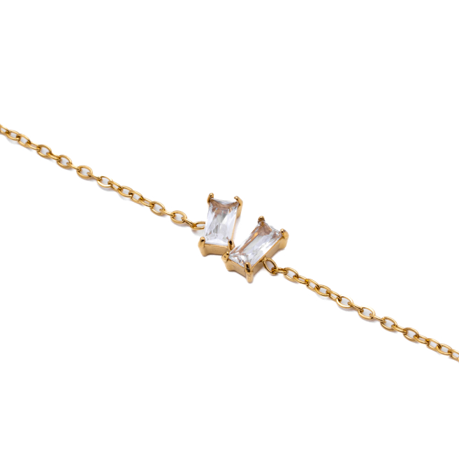 PULSERA ZO13312B DORADO ACERO INOXIDABLE