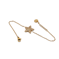 PULSERA ZO15413B DORADO ACERO INOXIDABLE