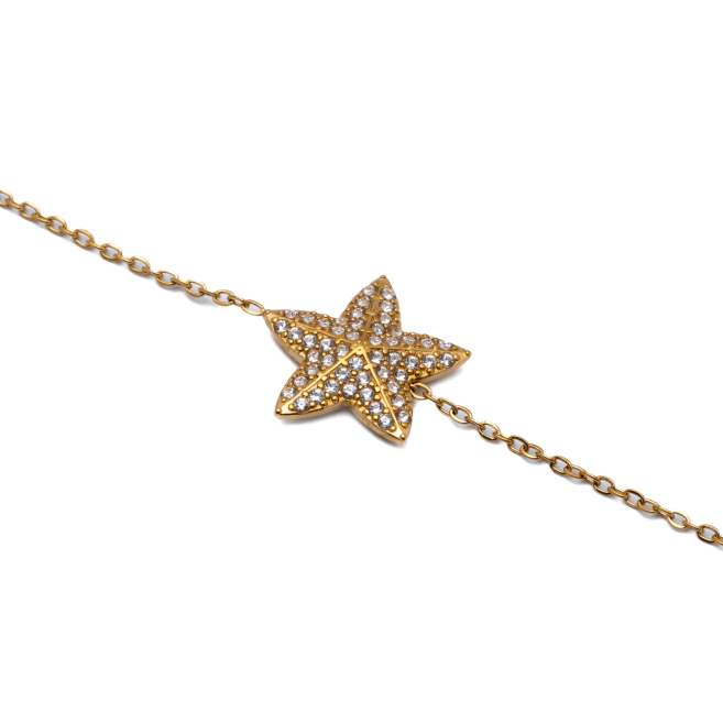 PULSERA ZO15413B DORADO ACERO INOXIDABLE