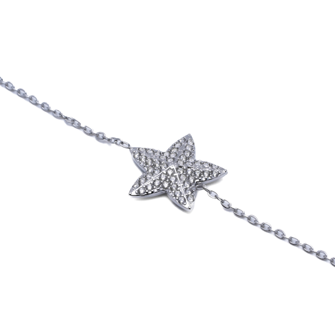 PULSERA ZO15413B PLATEADO ACERO INOXIDABLE