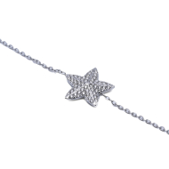 PULSERA ZO15413B PLATEADO ACERO INOXIDABLE