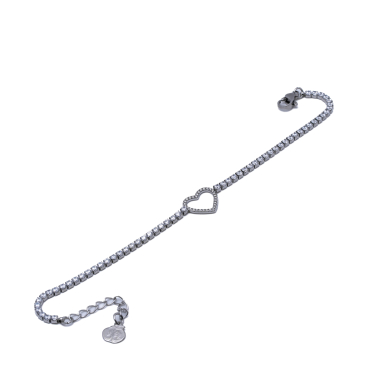 PULSERA ZO11832B PLATEADO ACERO INOXIDABLE 2B11