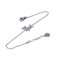 PULSERA ZO15873B PLATEADO ACERO INOXIDABLE