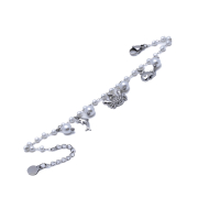 PULSERA ZO15733B PLATEADO ACERO INOXIDABLE