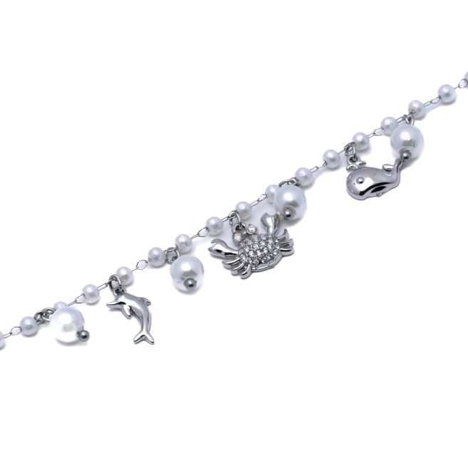 PULSERA ZO15733B PLATEADO ACERO INOXIDABLE