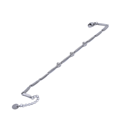 PULSERA ZO15899B PLATEADO ACERO INOXIDABLE