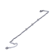 PULSERA ZO15899B PLATEADO ACERO INOXIDABLE