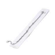 PULSERA ZO15899B PLATEADO ACERO INOXIDABLE