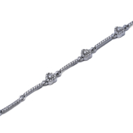 PULSERA ZO15899B PLATEADO ACERO INOXIDABLE