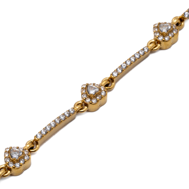 PULSERA ZO15899B DORADO ACERO INOXIDABLE
