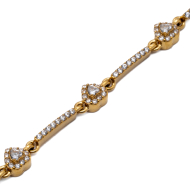 PULSERA ZO15899B DORADO ACERO INOXIDABLE