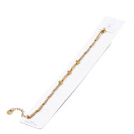 PULSERA ZO15899B DORADO ACERO INOXIDABLE