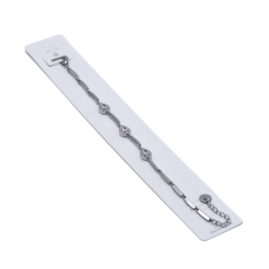 PULSERA ZO15898B PLATEADO ACERO INOXIDABLE 2B22