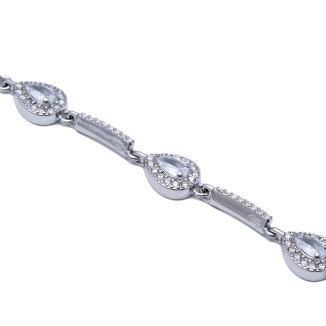 PULSERA ZO15898B PLATEADO ACERO INOXIDABLE