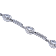 PULSERA ZO15898B PLATEADO ACERO INOXIDABLE