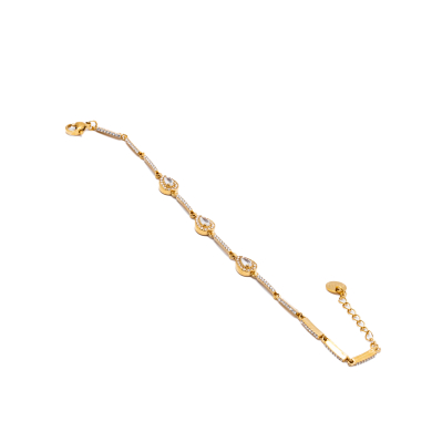 PULSERA ZO15898B DORADO ACERO INOXIDABLE