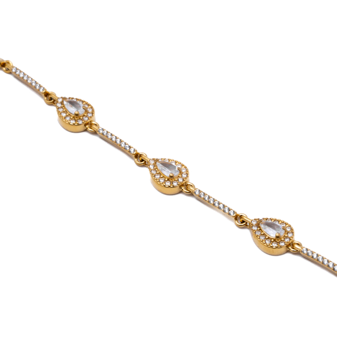 PULSERA ZO15898B DORADO ACERO INOXIDABLE