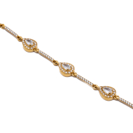 PULSERA ZO15898B DORADO ACERO INOXIDABLE