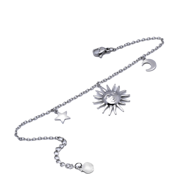 PULSERA ZO11168B PLATEADO ACERO INOXIDABLE 2B46