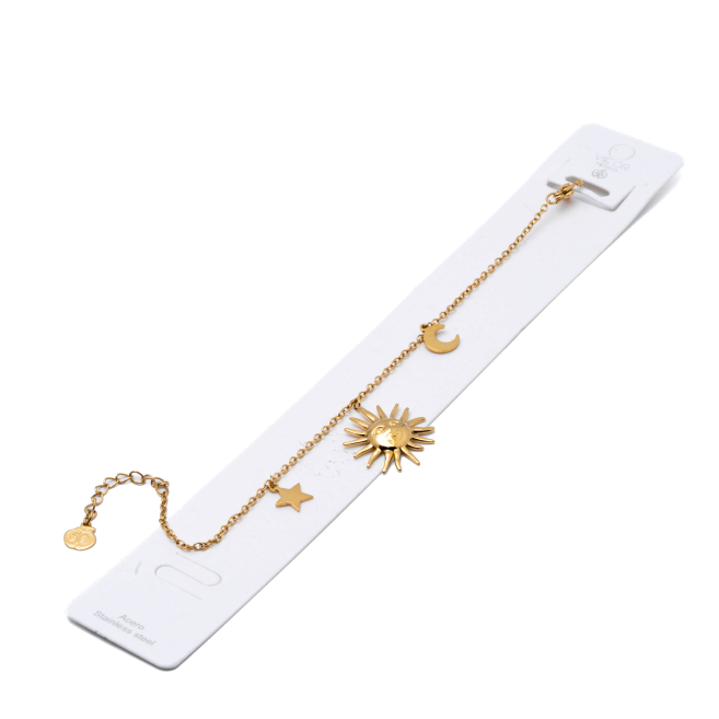 PULSERA ZO11168B DORADO ACERO INOXIDABLE 2B46