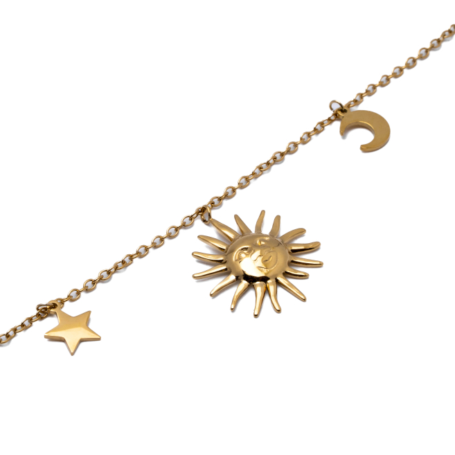 PULSERA ZO11168B DORADO ACERO INOXIDABLE 2B46