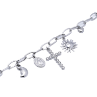 PULSERA ZO12333B PLATEADO ACERO INOXIDABLE 2C42