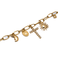 PULSERA ZO12333B DORADO ACERO INOXIDABLE 2C42
