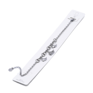 PULSERA ZO15735B PLATEADO ACERO INOXIDABLE