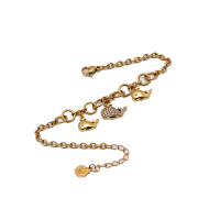 PULSERA ZO15735B DORADO ACERO INOXIDABLE