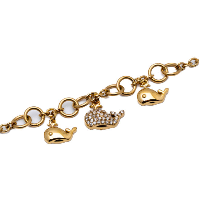 PULSERA ZO15735B DORADO ACERO INOXIDABLE