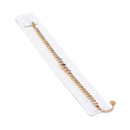 PULSERA ZO15784B DORADO LILA ACERO INOXIDABLE