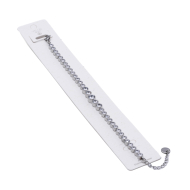 PULSERA ZO15784B PLATEADO BLANCO ACERO INOXIDABLE