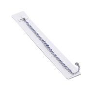 PULSERA ZO15784B PLATEADO LILA ACERO INOXIDABLE