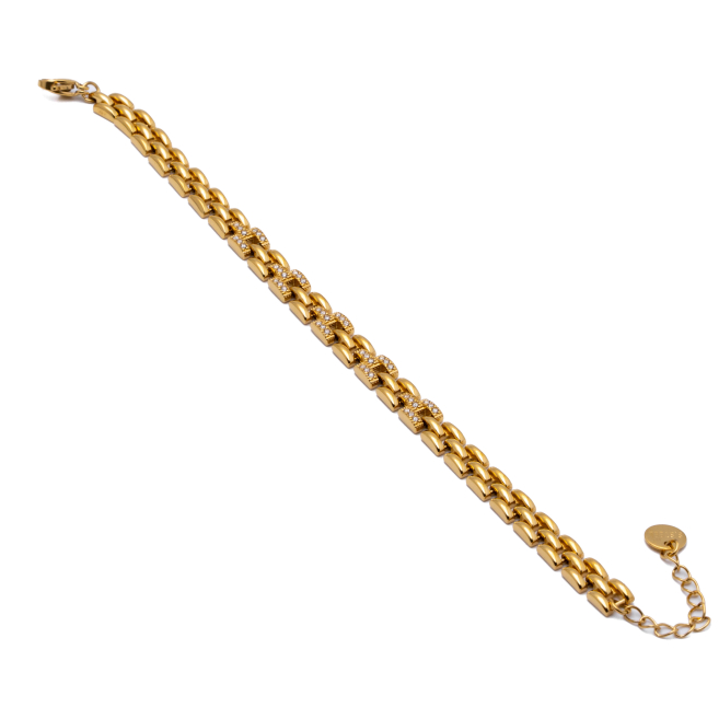 PULSERA ZO15368B DORADO ACERO INOXIDABLE