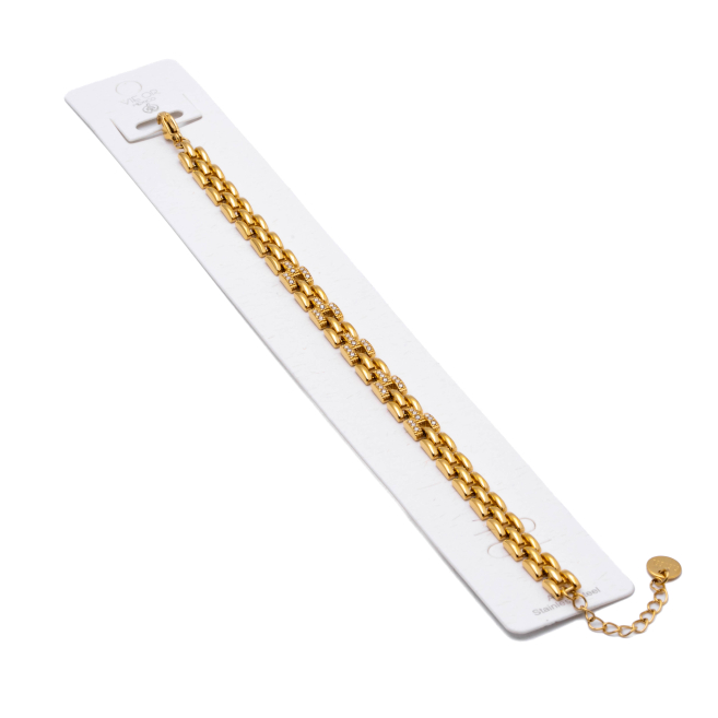 PULSERA ZO15368B DORADO ACERO INOXIDABLE
