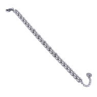 PULSERA ZO15368B PLATEADO ACERO INOXIDABLE