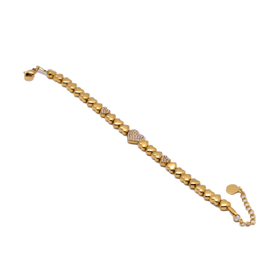 PULSERA ZO12425B DORADO ACERO INOXIDABLE 2B48