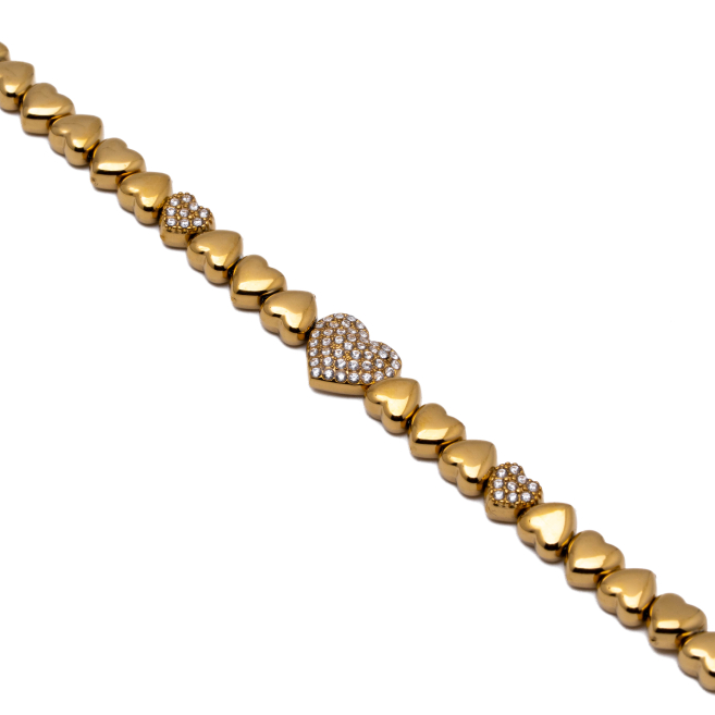 PULSERA ZO12425B DORADO ACERO INOXIDABLE 2B48
